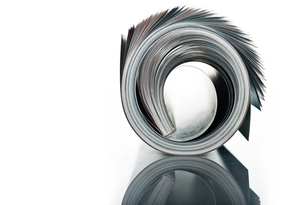 Časopis role papíru — Stock fotografie