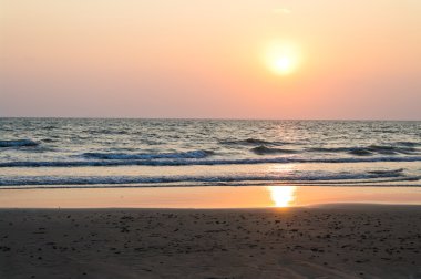 Güzel deniz manzarası sahne
