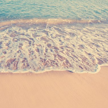 deniz dalgası ve sandy beach