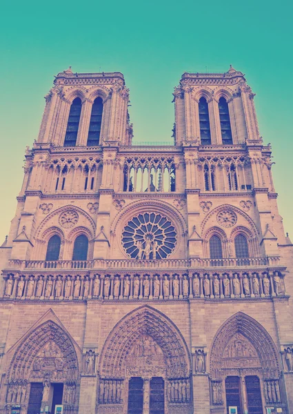 Notre dame van Parijs, Frankrijk — Stockfoto