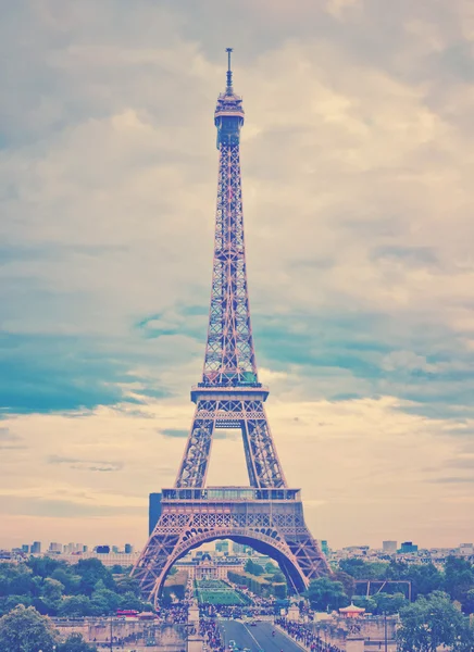 Párizs, eiffel torony. — Stock Fotó