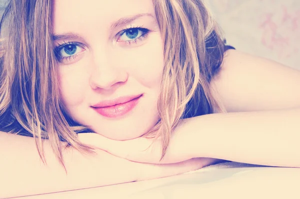 genç kadın portre studio vurdu