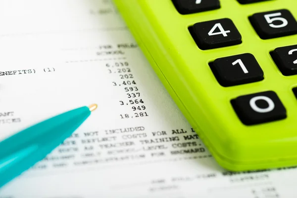 Financial accounting concept — Stock Photo, Image