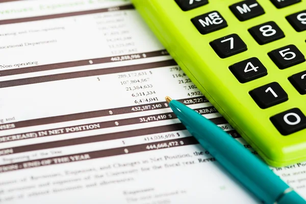 Financial accounting concept — Stock Photo, Image