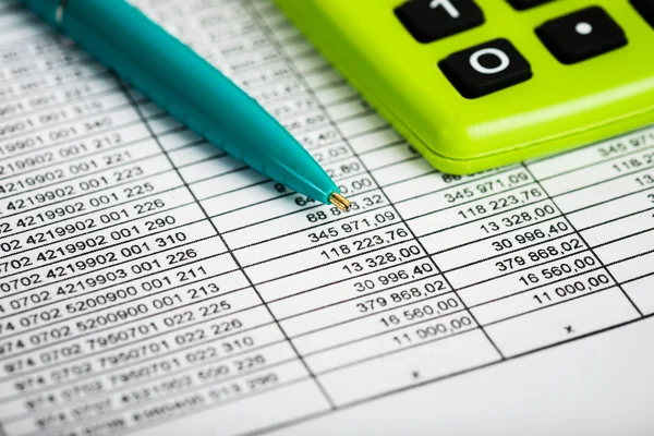 Financial accounting concept — Stock Photo, Image