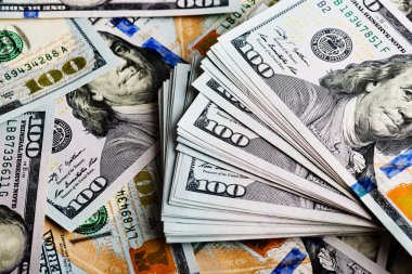 Arka plan ile para faturaları