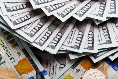 Arka plan ile para faturaları