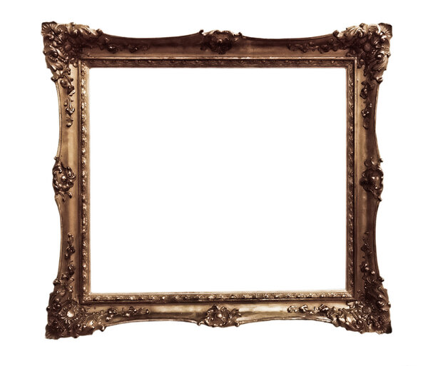 Antique wooden frame