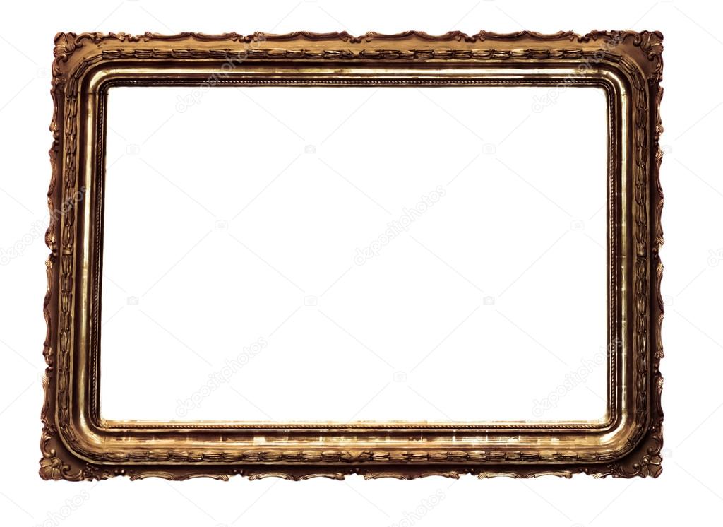 Antique wooden frame