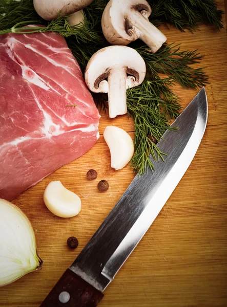 Raw fresh meat — Stock Photo, Image