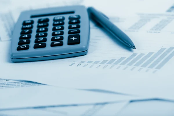 Financial accounting objects — Stock Photo, Image