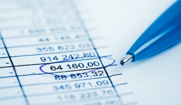 Banking Accounting statistics — Stock Photo, Image