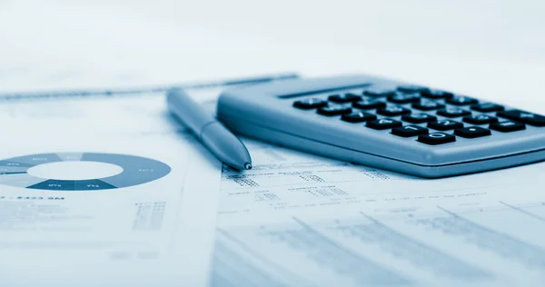 Financial accounting objects — Stock Photo, Image