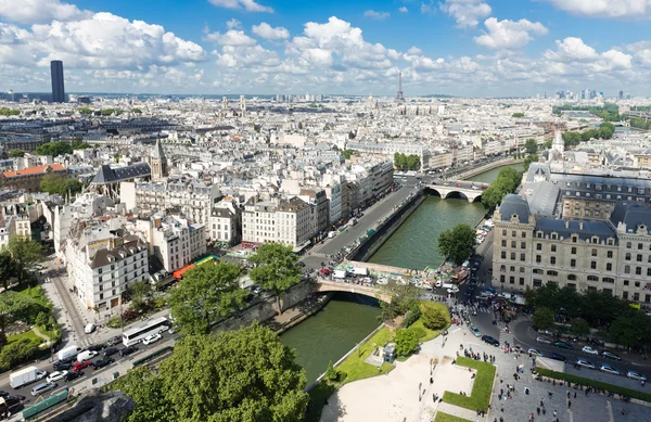 Paris form notre dame — Stockfoto