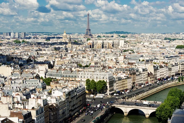 Parigi forma Notre Dame — Foto Stock