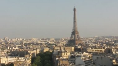 Paris şehir üzerinde panorama