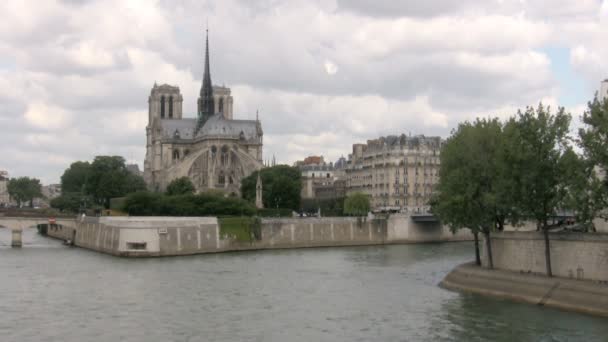 巴黎圣母院 — 图库视频影像