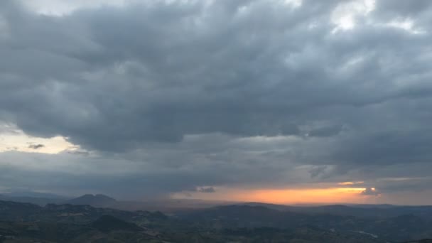 Hermoso paisaje italiano — Vídeos de Stock