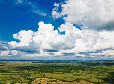 Yukarıda güzel manzara