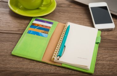 Ofis büro dizüstü bilgisayar, smartphone ile