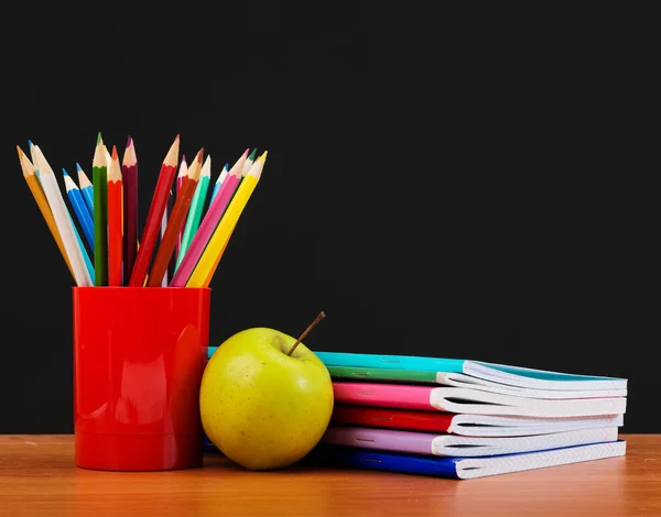 Schoolchild and student studies accessories — Stock Photo, Image