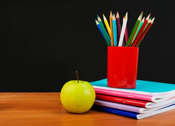 Schoolchild and student studies accessories — Stock Photo, Image