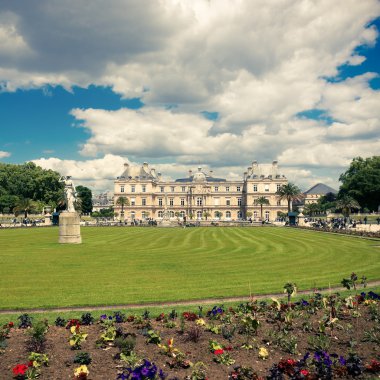 paris, Fransa, Lüksemburg bahçelerinde