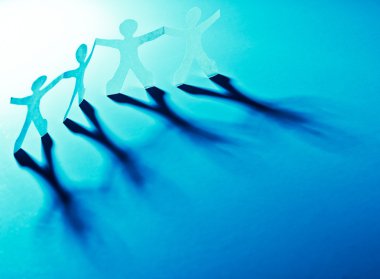 Teamworking insanlarda kağıt