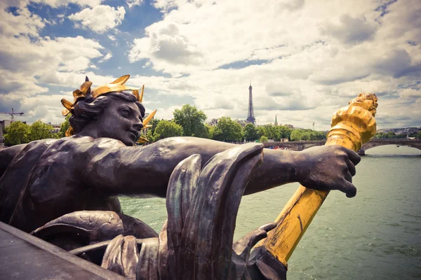 Ponte Alexandre III em Paris — Fotografia de Stock