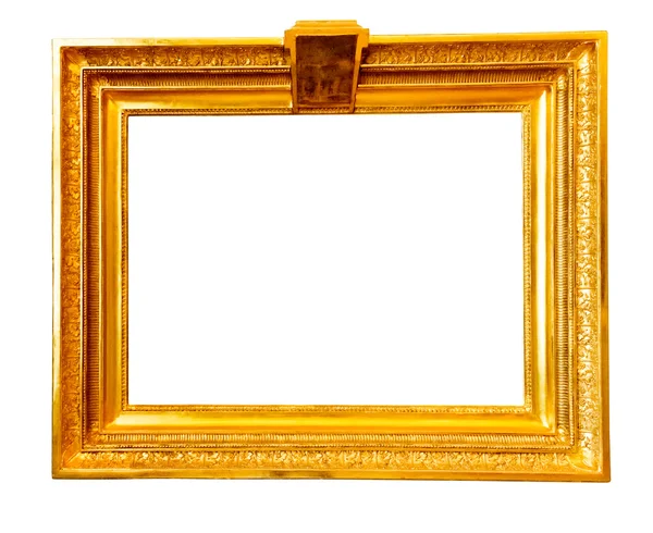 Golden frame isolated — Stock Photo, Image