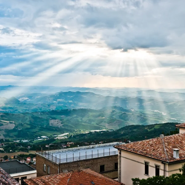 Colinas em San Marino — Fotografia de Stock