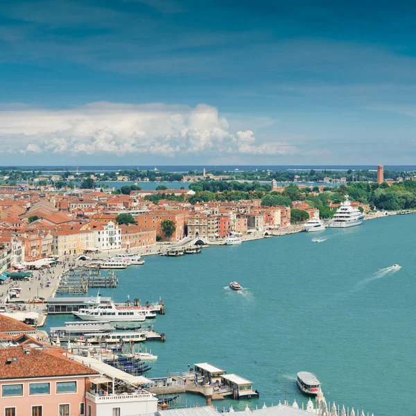 Venice from San Marco bell tower — Stock Photo, Image