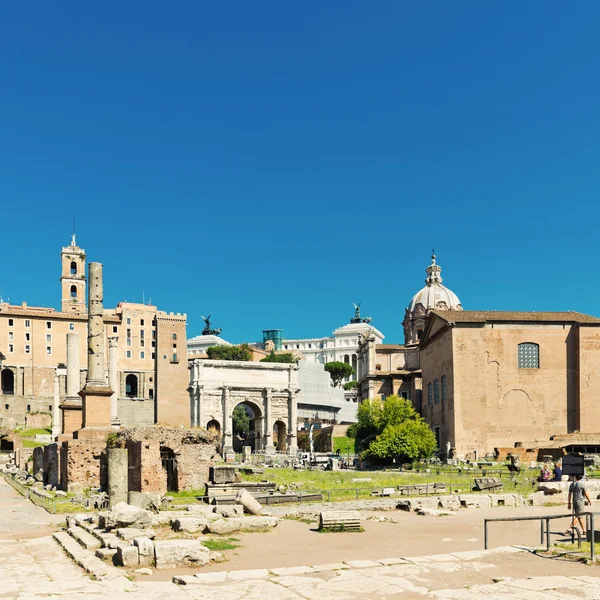 Romeinse ruïnes in Rome — Stockfoto