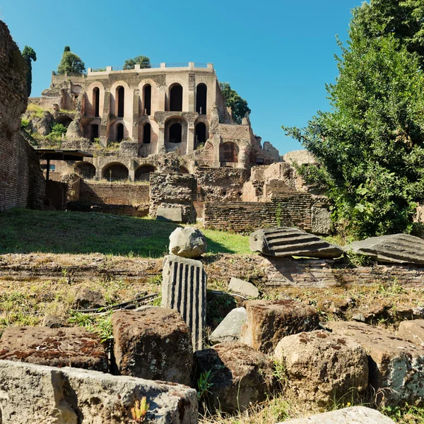 Rovine romane a Roma — Foto Stock