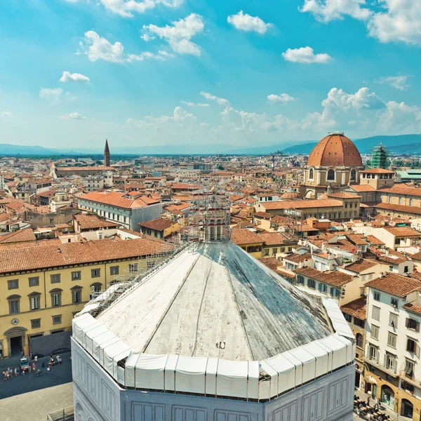 Telhados de telha de Florença — Fotografia de Stock