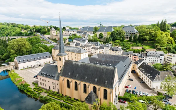 Stadsbilden i staden Luxemburg — Stockfoto