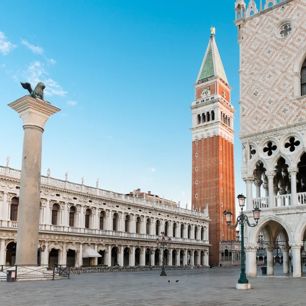 Panoramatický pohled na náměstí San Marco — Stock fotografie