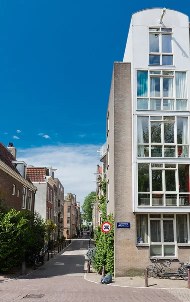 Beautiful street in Amsterdam — Stock Photo, Image