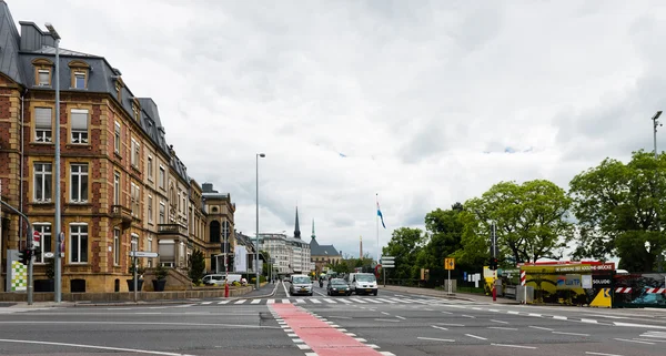 卢森堡市的体系结构 — 图库照片