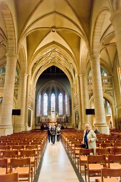 Interior Catedral de Notre-Dame —  Fotos de Stock