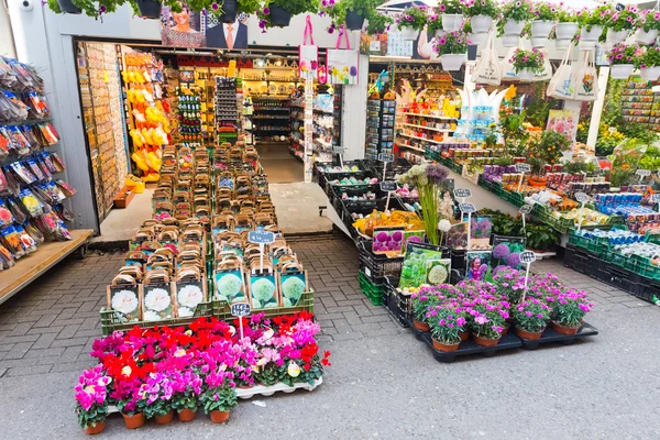 在阿姆斯特丹的花卉市场 — 图库照片
