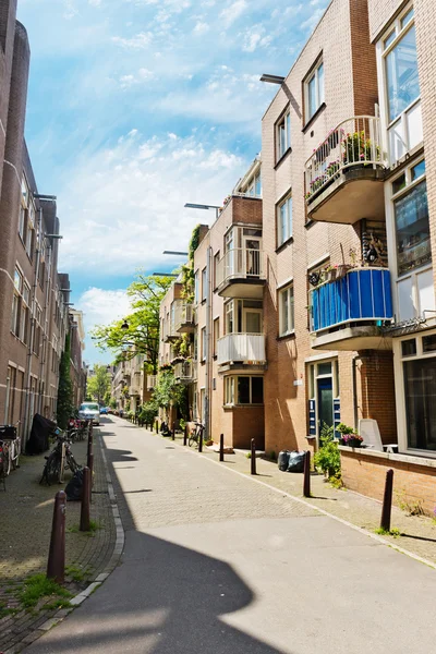 Streets of Amsterdam in summer. — Stock Photo, Image