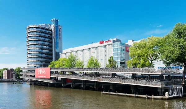 Huge bicycle parking — Stockfoto