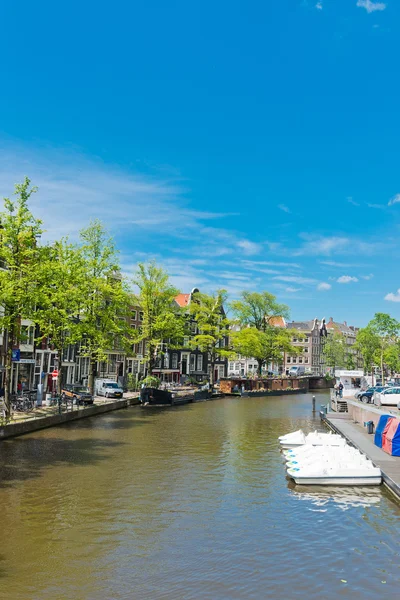 Canals of Amsterdam, Netherlands — Stock Photo, Image