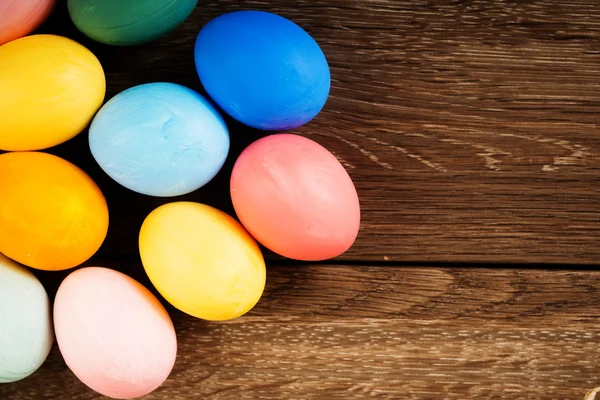 Vintage oeufs de Pâques colorés — Photo