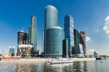 Moscow City buildings clipart