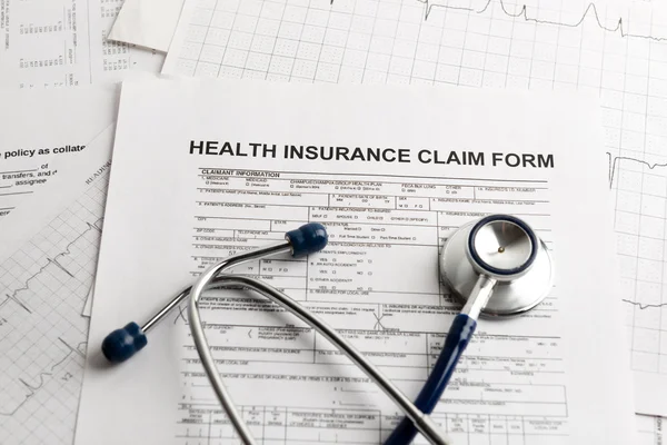Sjukförsäkring form — Stockfoto
