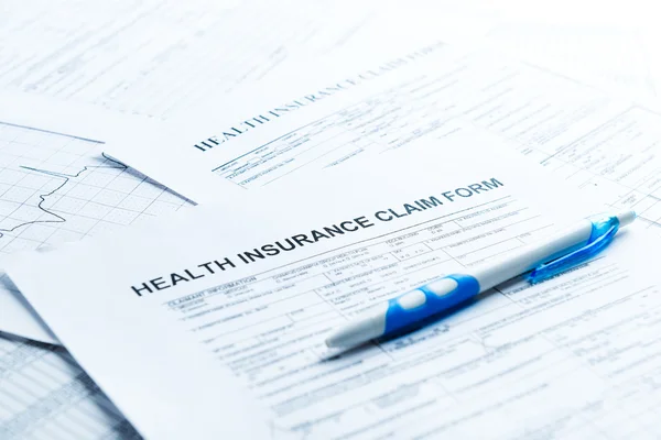 Health insurance form Stock Image