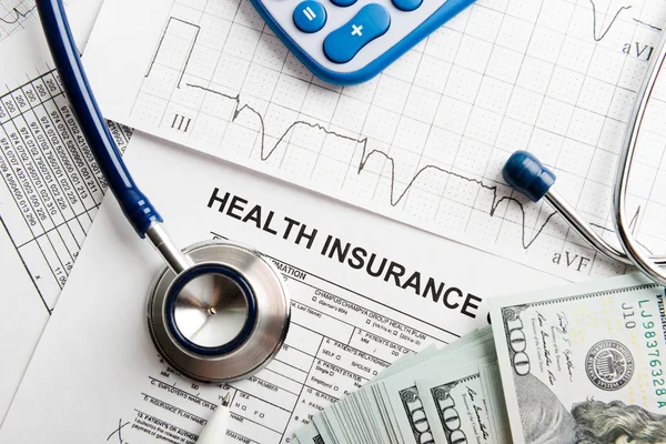 Health insurance application form — Stock Photo, Image