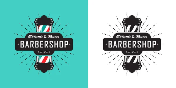 Diseño de iconos de barbería — Vector de stock